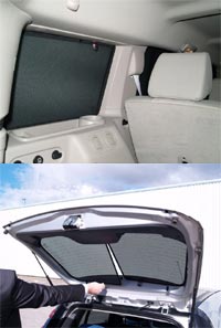 Hyundai Getz 3 Door Models from 2008 to 2008 Privacy Sunshades