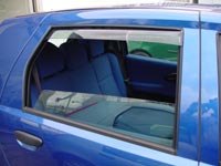 BMW X1 5 door SUV 2009-2015 rear window deflectors